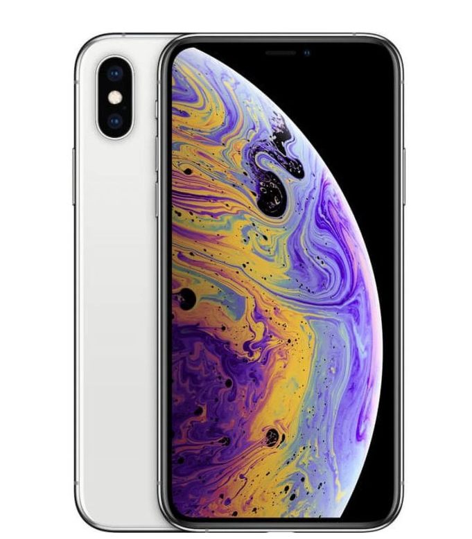 iPhone XS 64GB Silver A Grade 100% Battery Health( Refurbished )