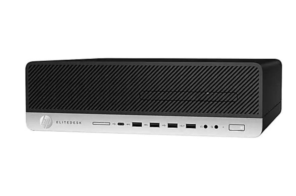 HP EliteDesk 800 G4 SFF Intel Core i5-8500 3.20GHz 6-Core / 16GB RAM / 2TB HDD / NVIDIA GeForce GTX 1050 / Windows 11 Home / Black – Excellent Grade Minor Scratches (Refurbished)