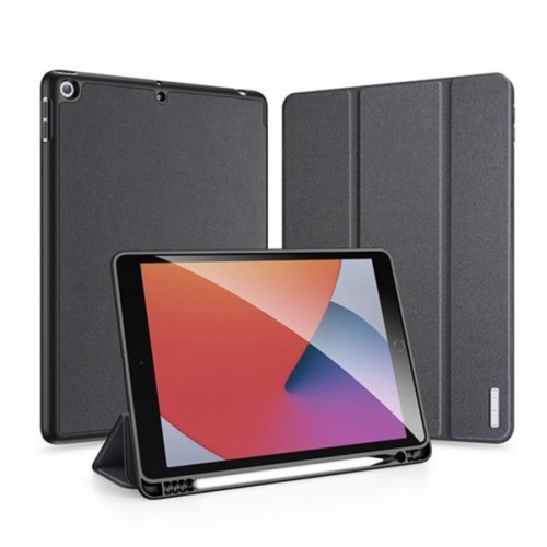 [T0970090079] iPad Air 13'' Case (2024/2025) | DUX DUCIS Domo Series Shockproof Tablet Cover – Black