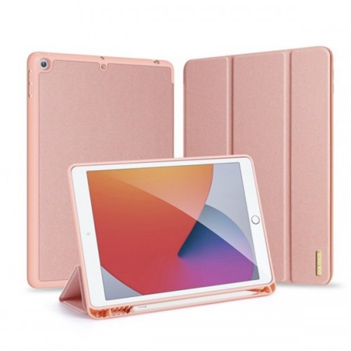 [T0970090003] iPad 10.2" (7th/8th/9th Gen, 2019/2020/2021) Case | DUX DUCIS Domo Series Shockproof Tablet Cover Pin Connectork – Pink