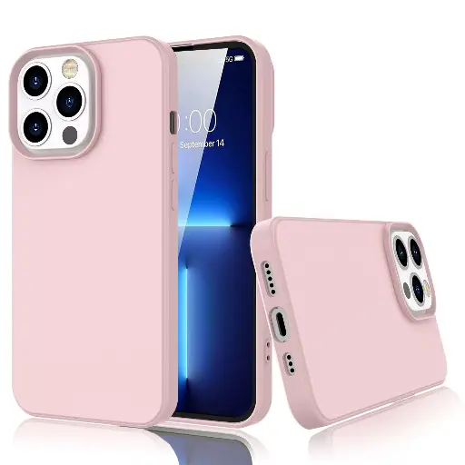 [M0860090033] [UA08]Silicone phone case without ring for iPhone X/ XS Pink