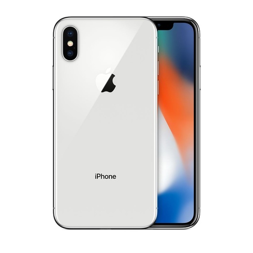 [M0010010903] iPhone X 256GB Single SIM Silver A Grade 100% Battery Health( Refurbished )- Face Id not work