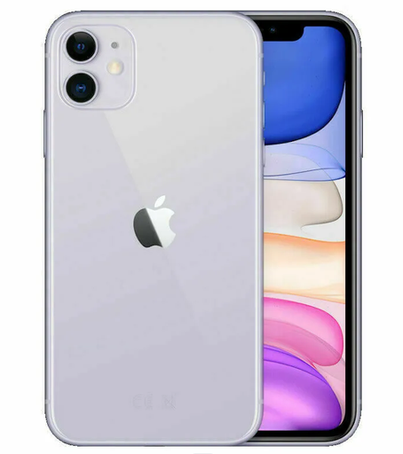 [M0010010969] iPhone 11 128GB SS+eSim Purple A Grade 100% Battery Health( Refurbished ) - (Message Stock)