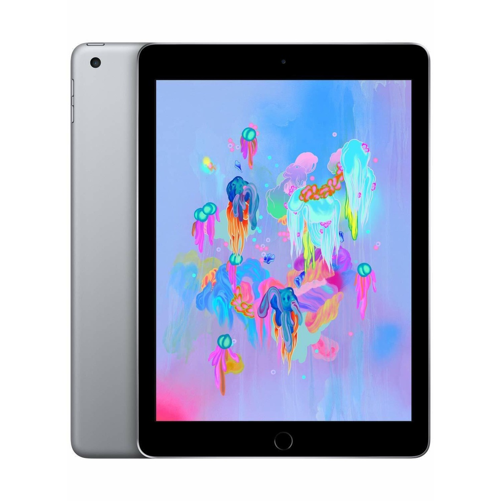iPad 6th Gen 9.7" Cellular + Wi-Fi 32GB Space Grey A1954 A Grade above 90% Battery Health (Refurbished)