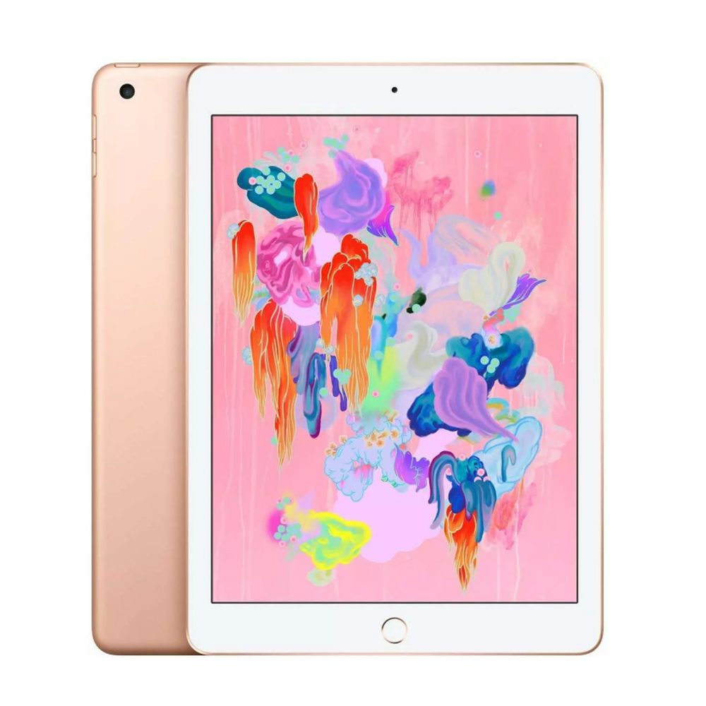 iPad 6th Gen 9.7" Cellular + Wi-Fi 32GB Gold A1954 A Grade 100% Battery Health(Refurbished)