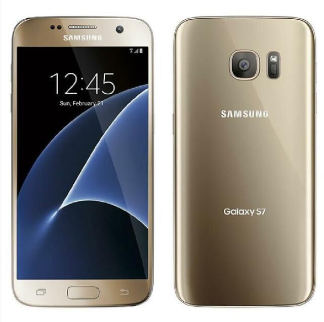 Samsung Galaxy S7 edge SM-G9350 32GB with 4GB RAM Gold A Grade (Refurbished)- (Minor Screen Burn)