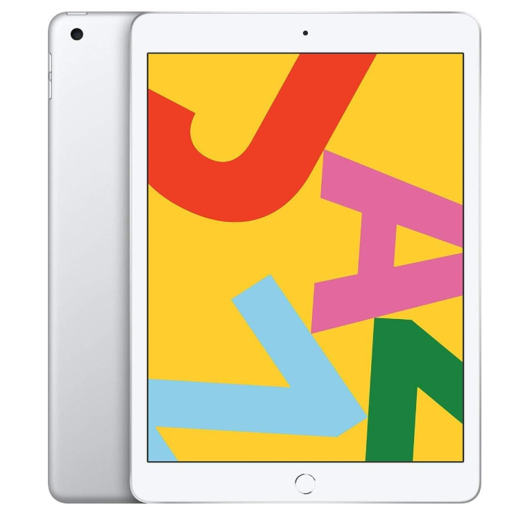 iPad 7th Gen 10.2" Cellular + Wi-Fi 128GB Silver A2198 A Grade Premium above 90% Battery Health( Refurbished )
