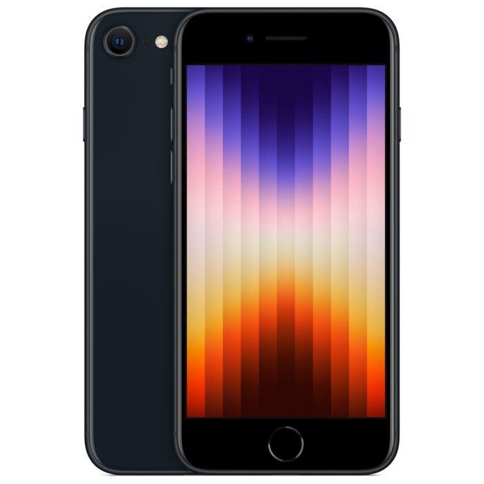 iPhone SE 2022 (3rd Gen)128GB SS+eSim Midnight A Grade above 80% Battery Health( Refurbished )