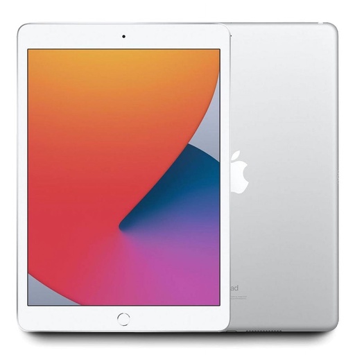 [T0010010700] iPad 8th Gen 10.2" Cellular + Wi-Fi 32GB Silver A2429 A Grade Premium 100% Battery Health(Refurbished)
