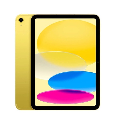 [T0010010769] iPad 10th Gen (2022) 10.9" Wi-Fi Only 64GB Yellow A2696 A Grade above 90% Battery Health (Refurbished)