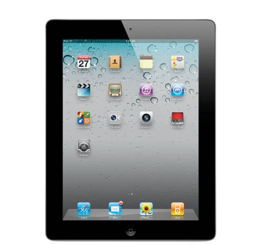 [T0010010770] iPad 2nd Gen (2011) 9.7" Wi-Fi Only 16GB A1395 Black A Grade above 80% Battery Health (Refurbished)