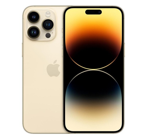 [M0010010979] iPhone 14 Pro Max 512GB SS+eSim Gold A Grade 100% Battery Health( Refurbished )