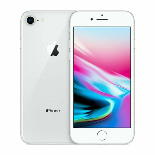 [M0010011052] iPhone 8 64GB SS Silver A Grade 100% Battery Health ( Refurbished )- Touch ID not work