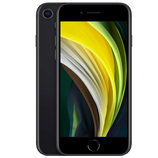 [M0010011198] iPhone SE (2nd Gen) 2020 64GB SS+eSim Black A Grade above 90% Battery Health( Used ) - Touch ID not work
